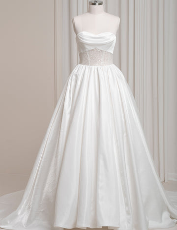 SS27 Modern Backless Wedding Dress Factory Direct