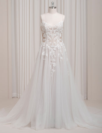 SS27 Romantic A Line Bridal Wedding Dress Factory