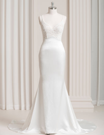 SS27 Luxury Crystal Mermaid Wedding Dress Manufacturer