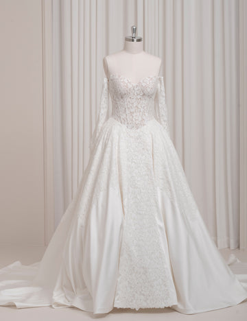 SS27 Contemporary A Line Bridal Gown Manufacturer
