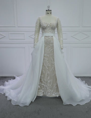 SS27 Modern Royal Hand Beaded Bridal Gown
