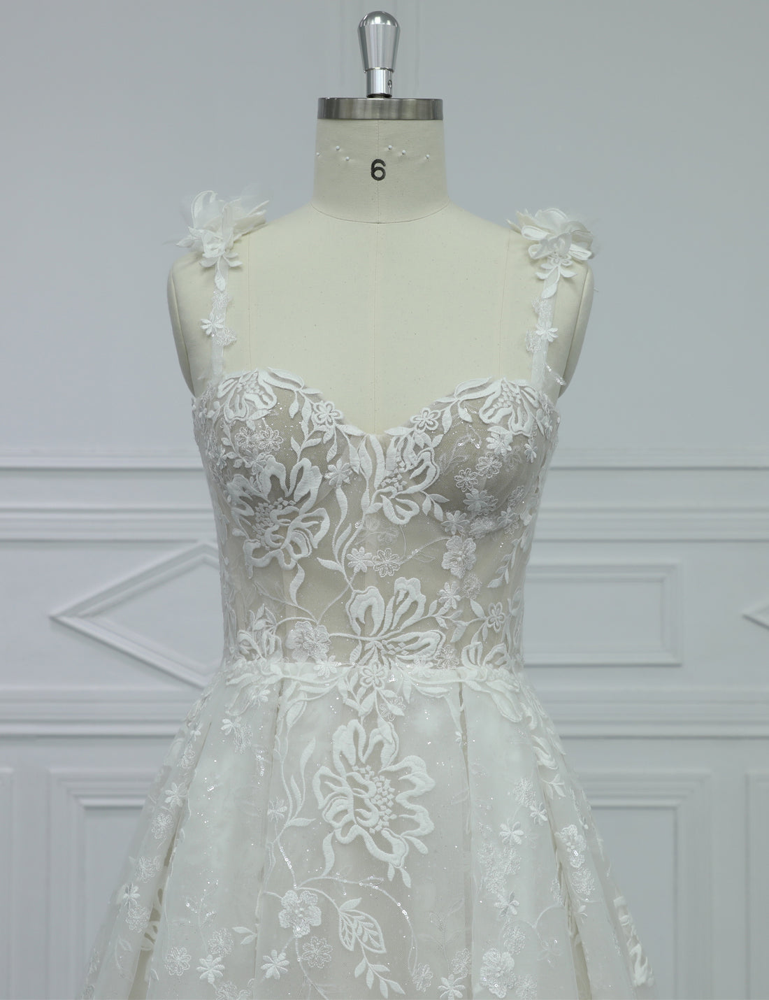 Elegant Mermaid Lace Wedding Dress With Custom Design