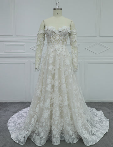 Princess Ball Gown Wedding Dress With Handmade Details