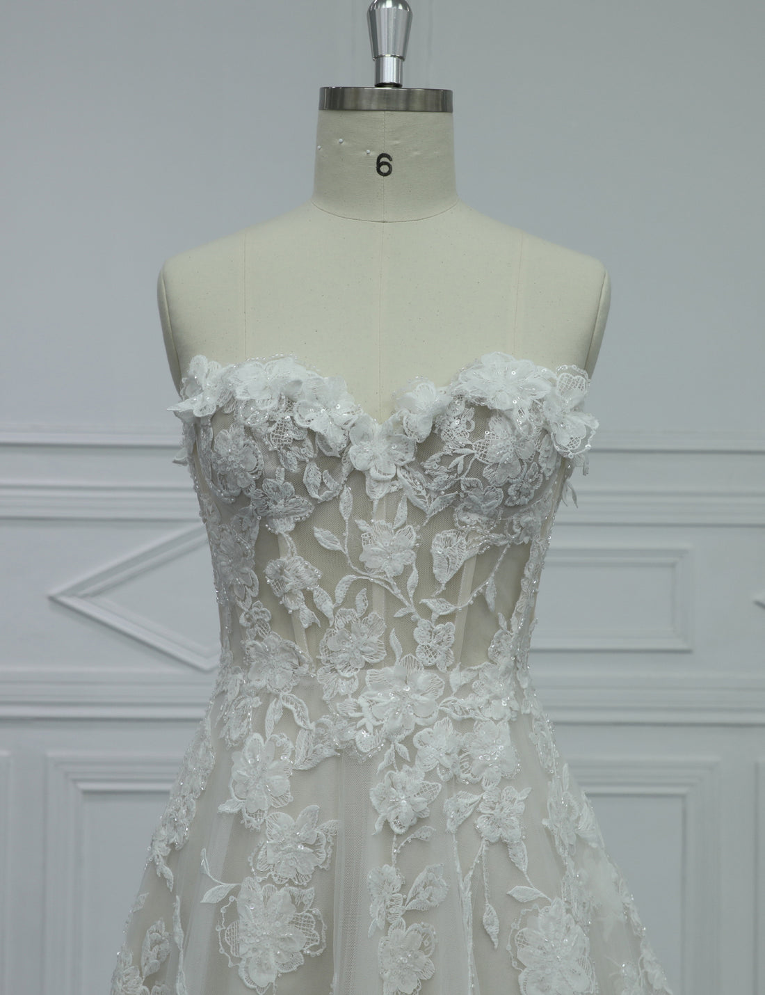 Princess Ball Gown Wedding Dress With Handmade Details
