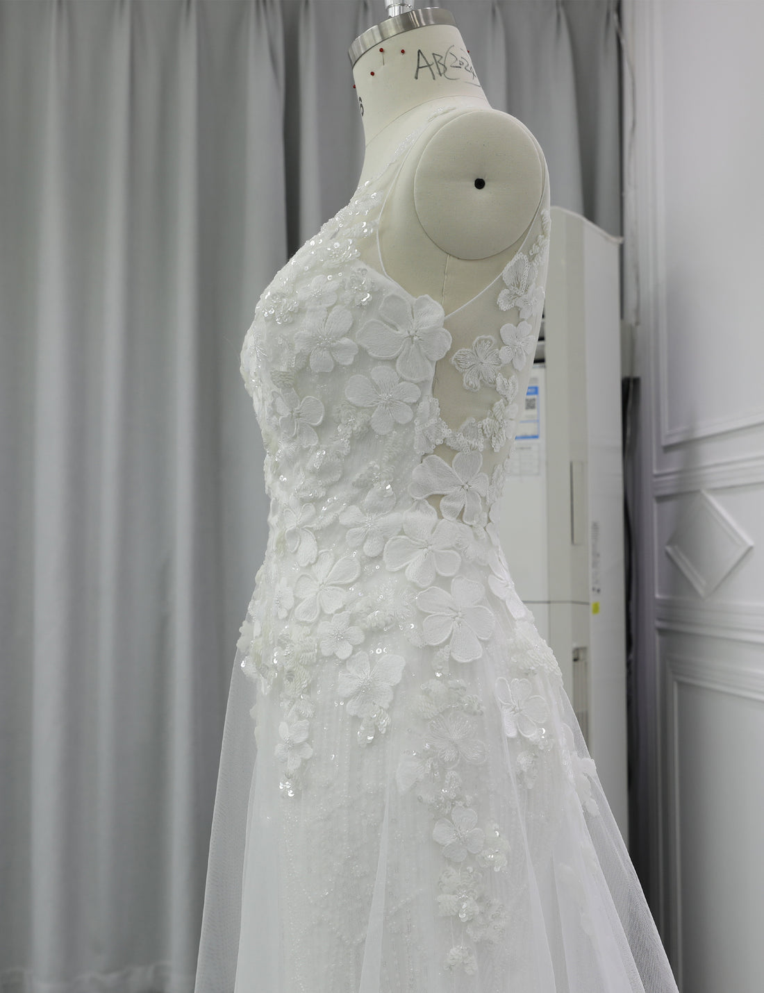 Custom Bridal Mermaid Gown for European Market