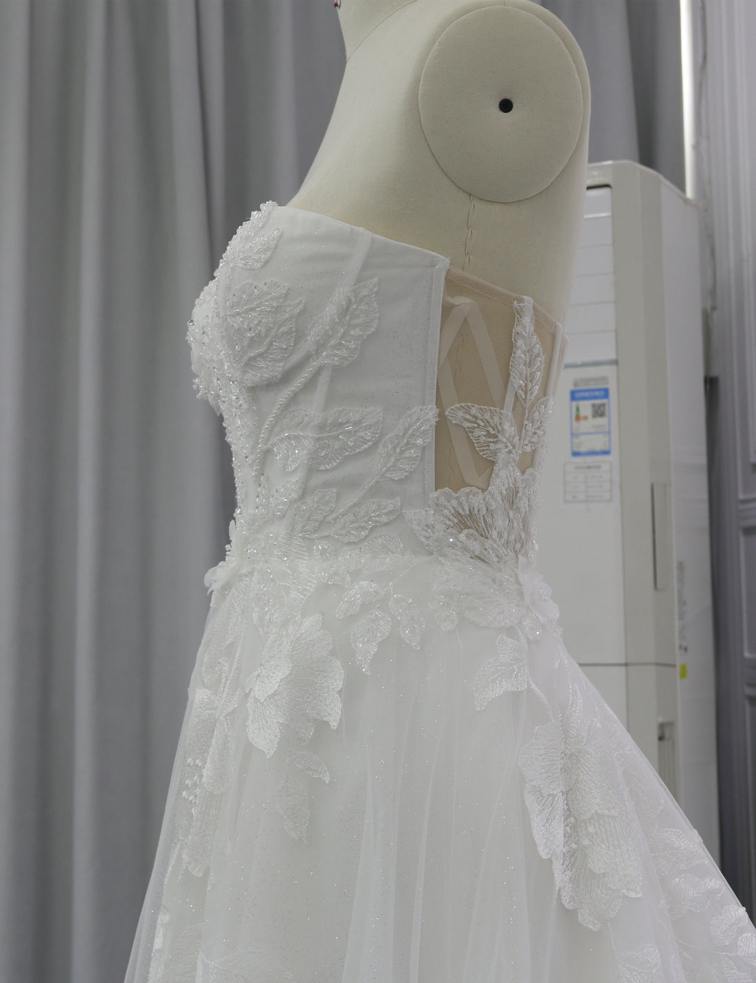 Elegant Wedding Gown Made to Order