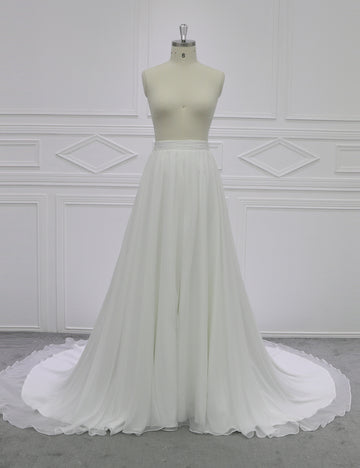 Factory Direct A-Line Wedding Dress with Train