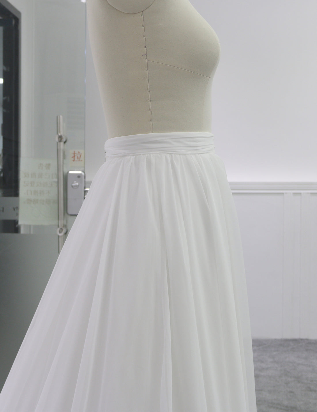 Factory Direct A-Line Wedding Dress with Train