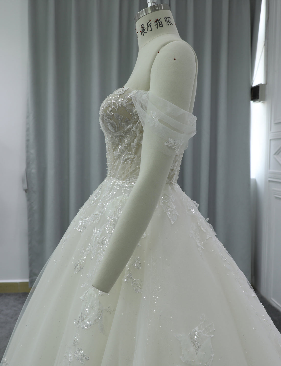 Elegant Structured Corset Princess Bridal Gown