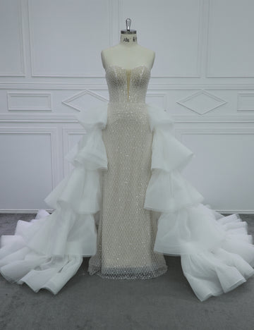 Luxury A-Line Wedding Dress Private Label Factory