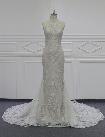 SS27 Elegant Off Shoulder Wedding Dress Design
