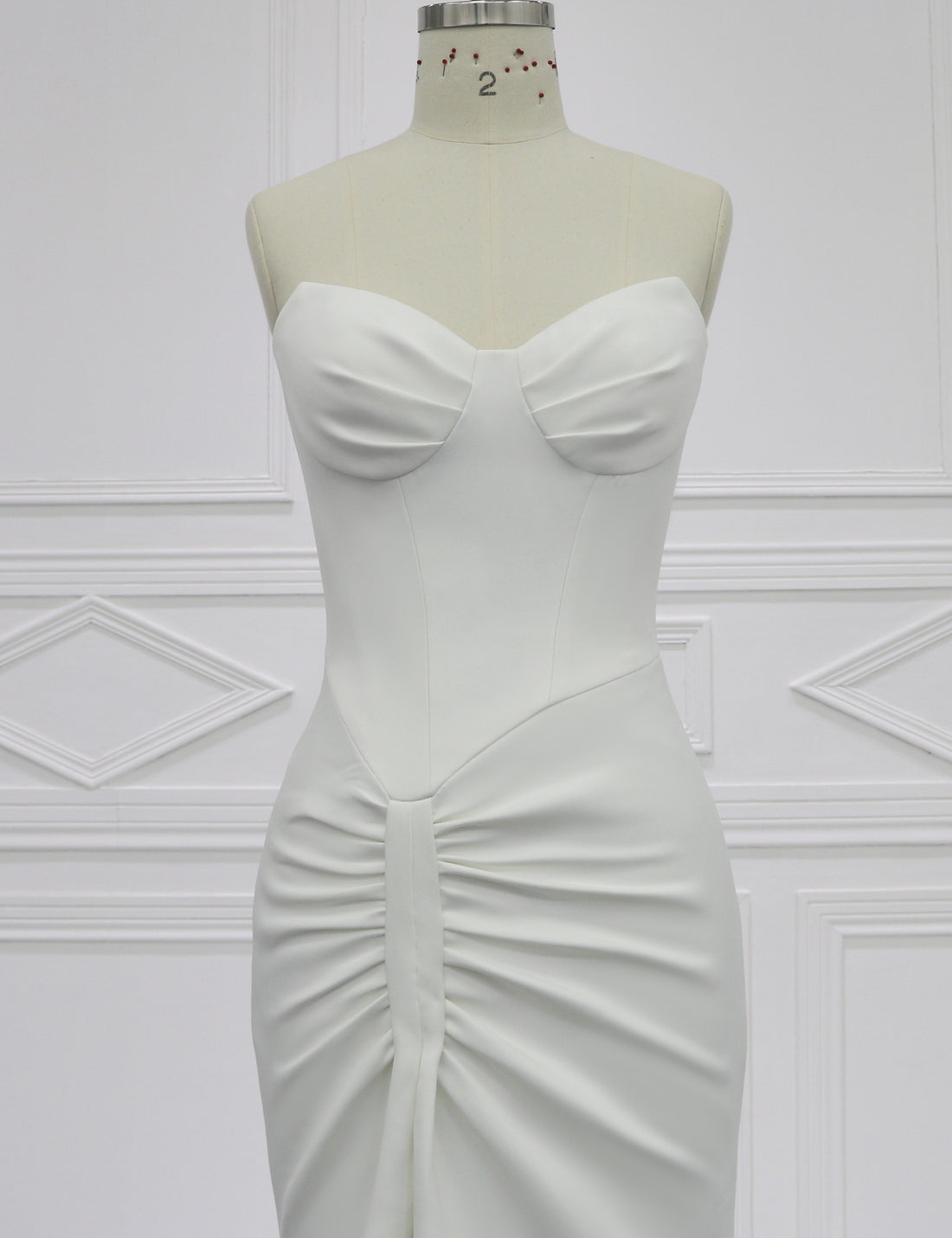Hand Beaded Corset Bridal Gown For Luxury Brides