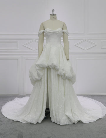 Modern Minimalist Satin Wedding Dress for European Bridal Shops