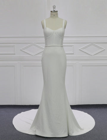 Satin Mermaid Wedding Dress