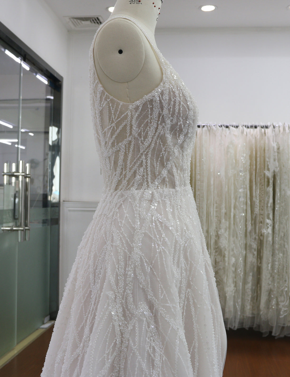 Floral Lace Bridal Dress Manufacturer