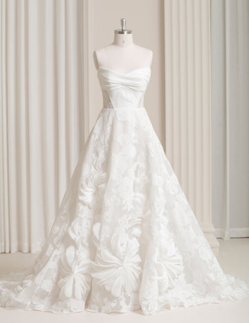 SS27 Floral Embroidered Bridal Gown Factory