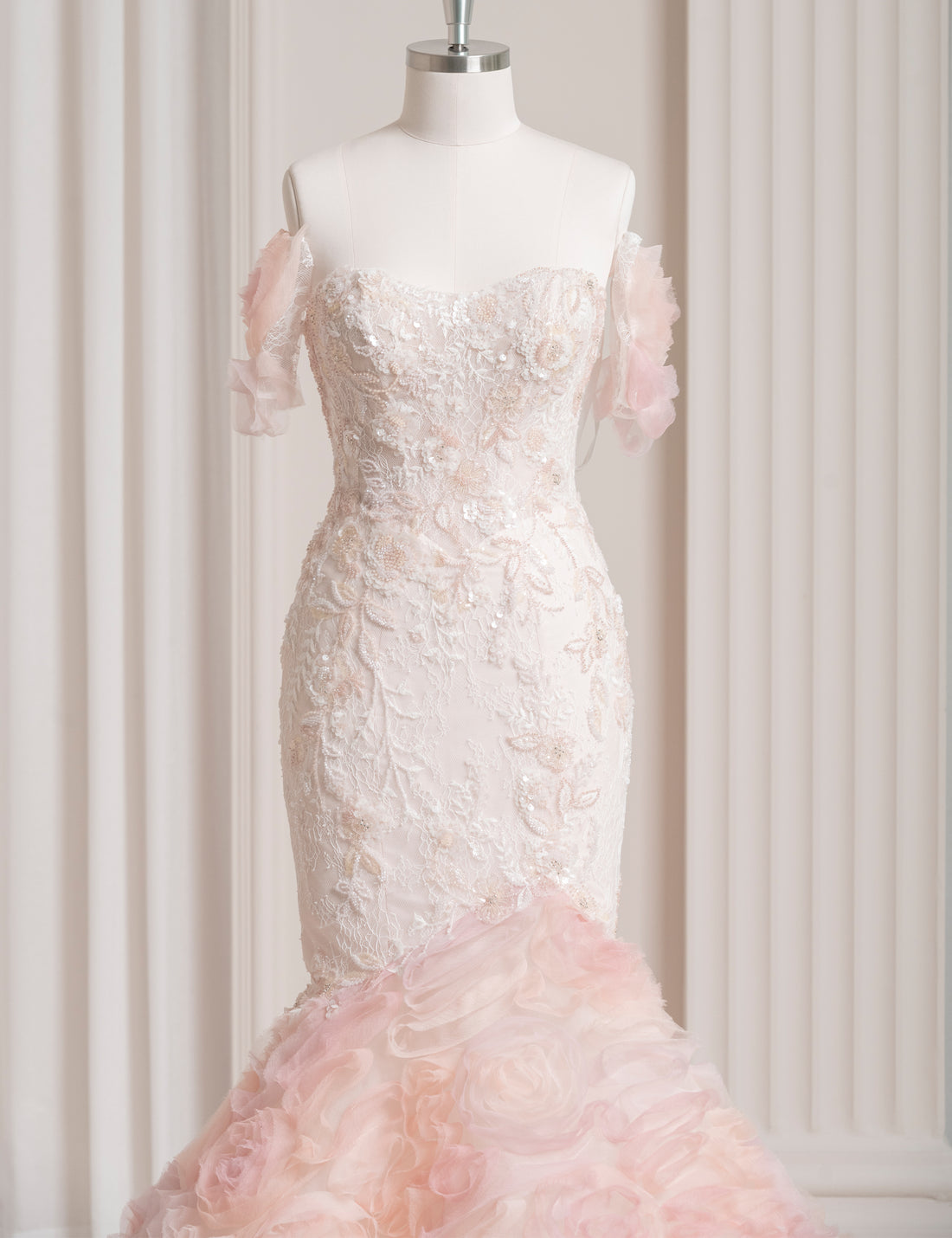 SS27 Off Shoulder Mermaid Bridal Dress Manufacturer