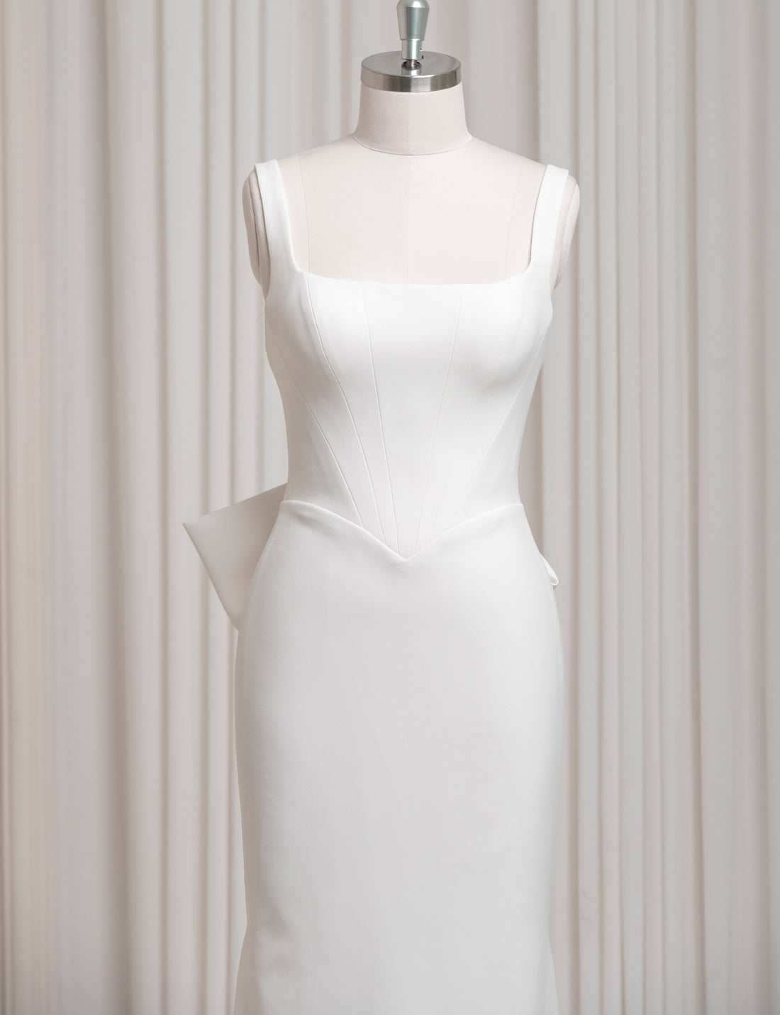 SS27 Minimalist Satin Wedding Dress | B2B Bridal Wholesale