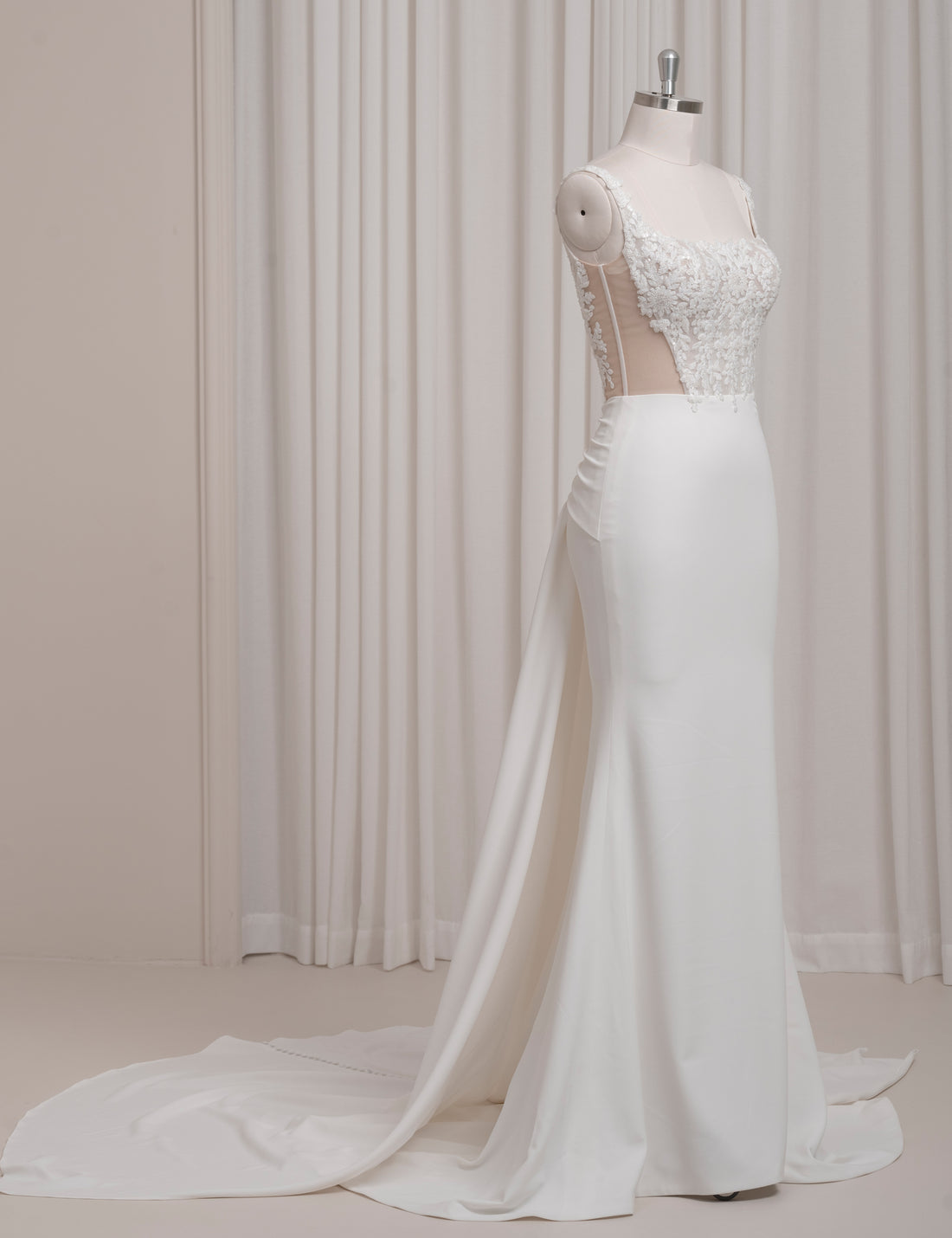 SS27 Luxury Mermaid Wedding Dress Factory Direct