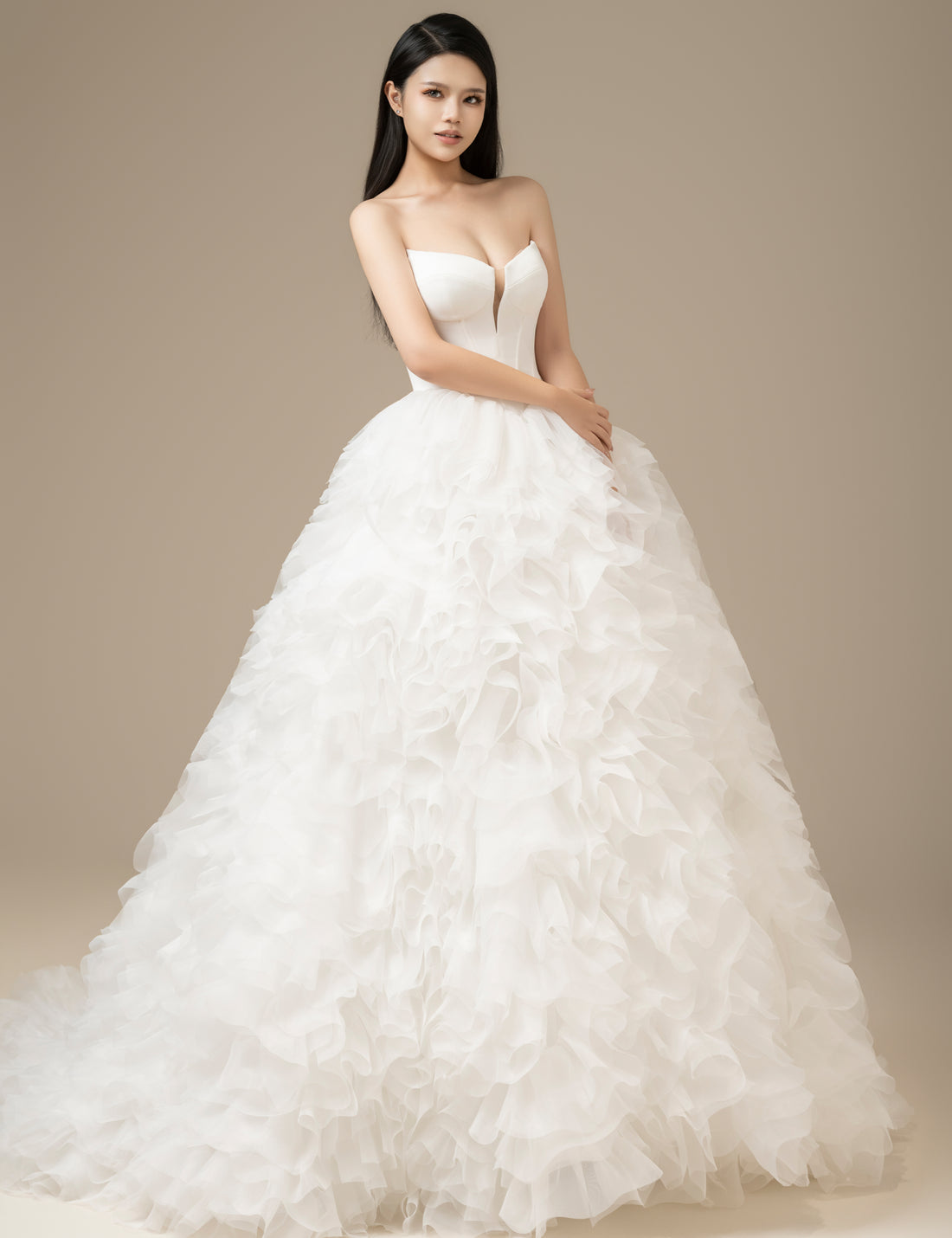 SS27 Custom Princess Bridal Gown Factory Direct